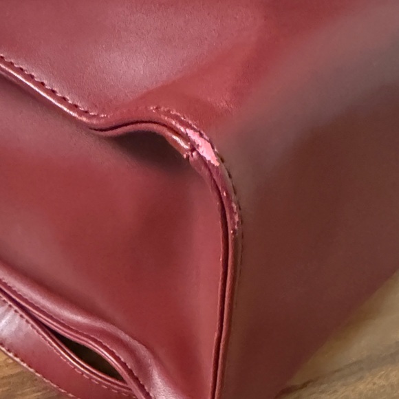 Telfar Burgundy Tote Bag - Oxblood Medium - Picture 5 of 7